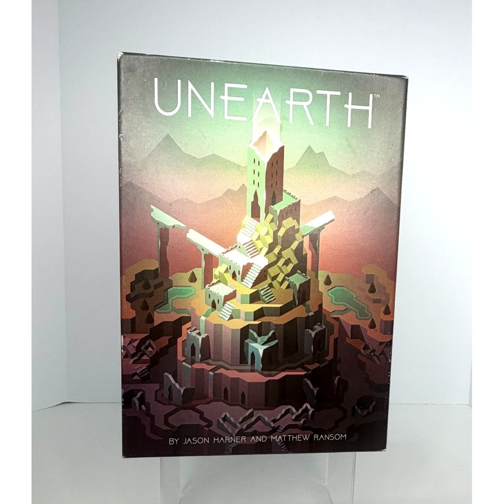 UNEARTH by Brotherwise Games 2nd Edition Board Game 100% Complete In Box